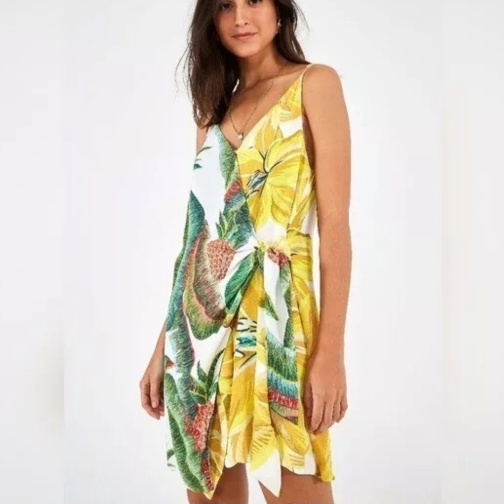 NWT Farm Rio Azalea Forrest Mini Wrap Dress Women's Size Small